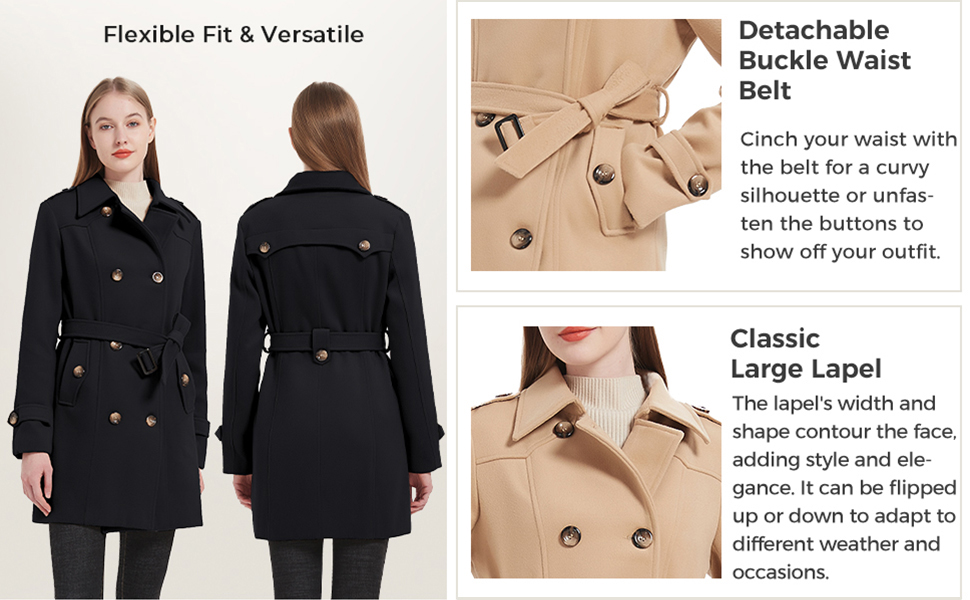 womens pea coat