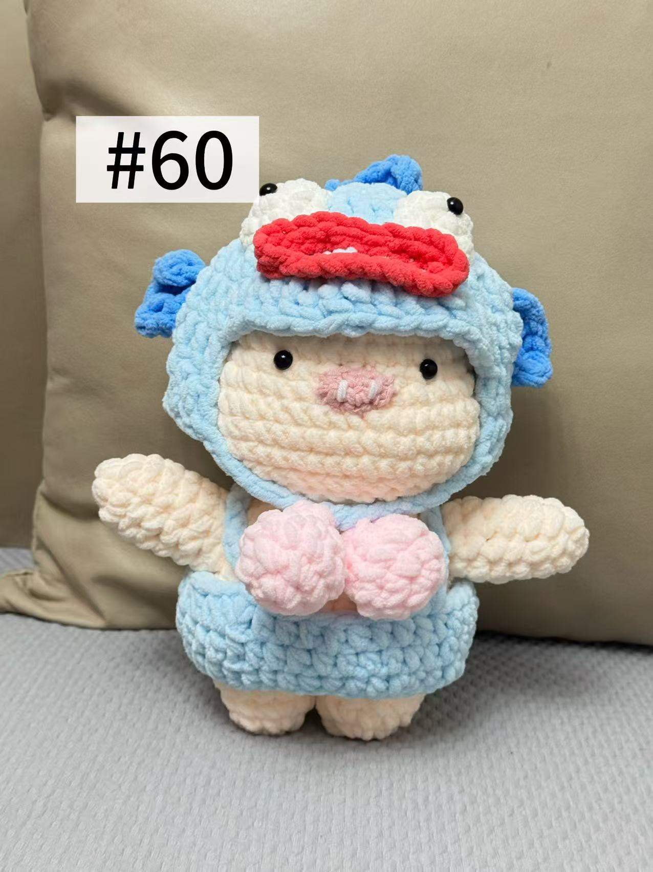 The “Crochet Stars” collection of hand-crocheted items is constantly being updated.