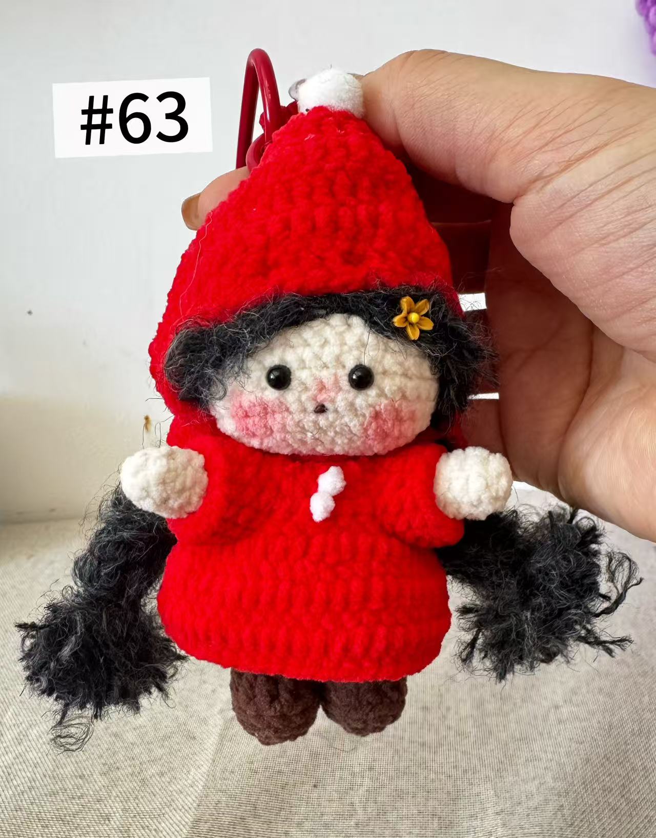 The “Crochet Stars” collection of hand-crocheted items is constantly being updated.