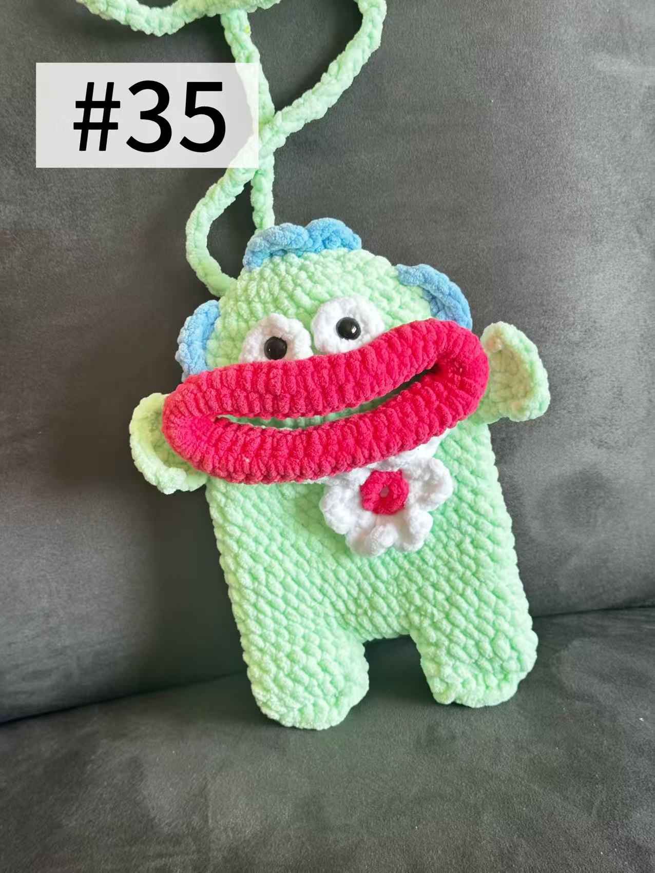 The “Crochet Stars” collection of hand-crocheted items is constantly being updated.