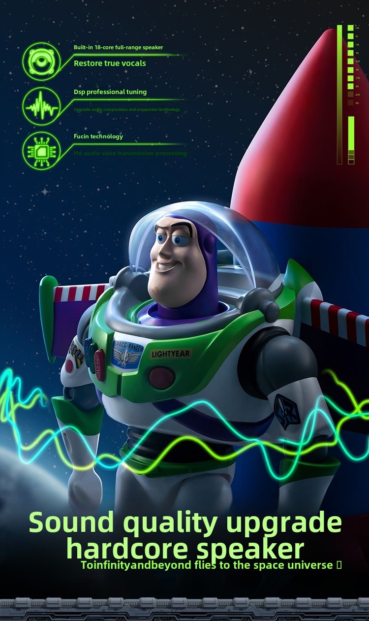 Toy Story BUZZ Bluetooth Speaker