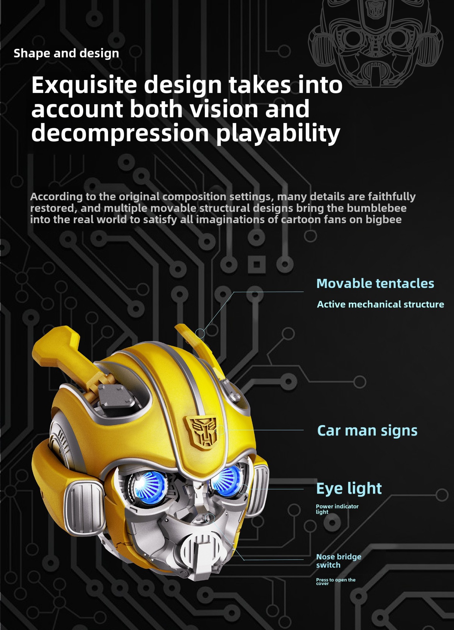 Transformers Bumblebee Earplugs