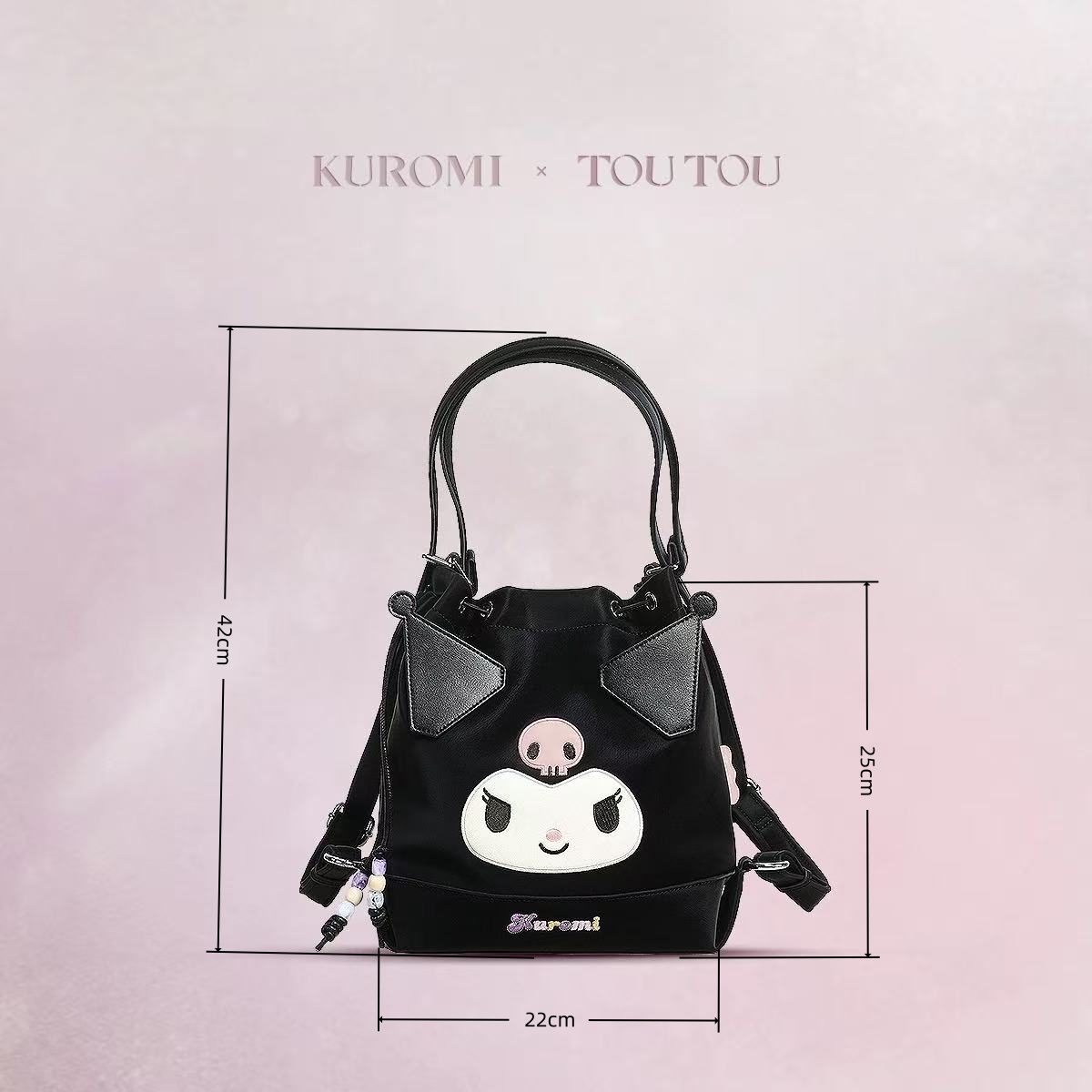 TOUTOU＆Kuromi Bucket backpack