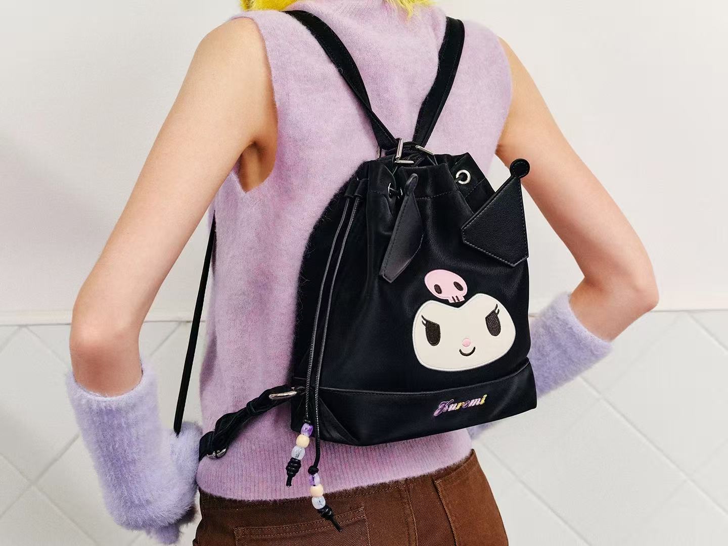 TOUTOU＆Kuromi Bucket backpack