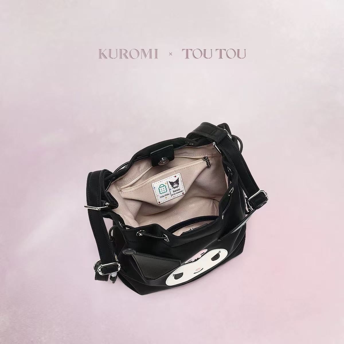 TOUTOU＆Kuromi Bucket backpack