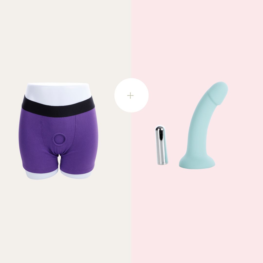 Crassie Strap on Kit | Large Strap Ons Harness Underwear Vibrating Dildo​