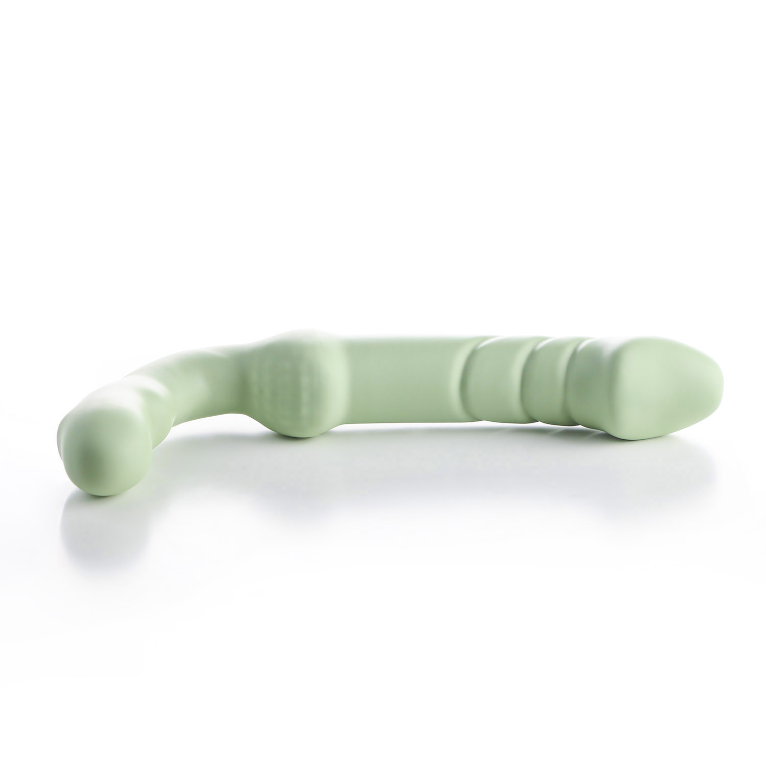 DEVOTION DOUBLE-ENDED STRAP-ON DILDO IN GREEN