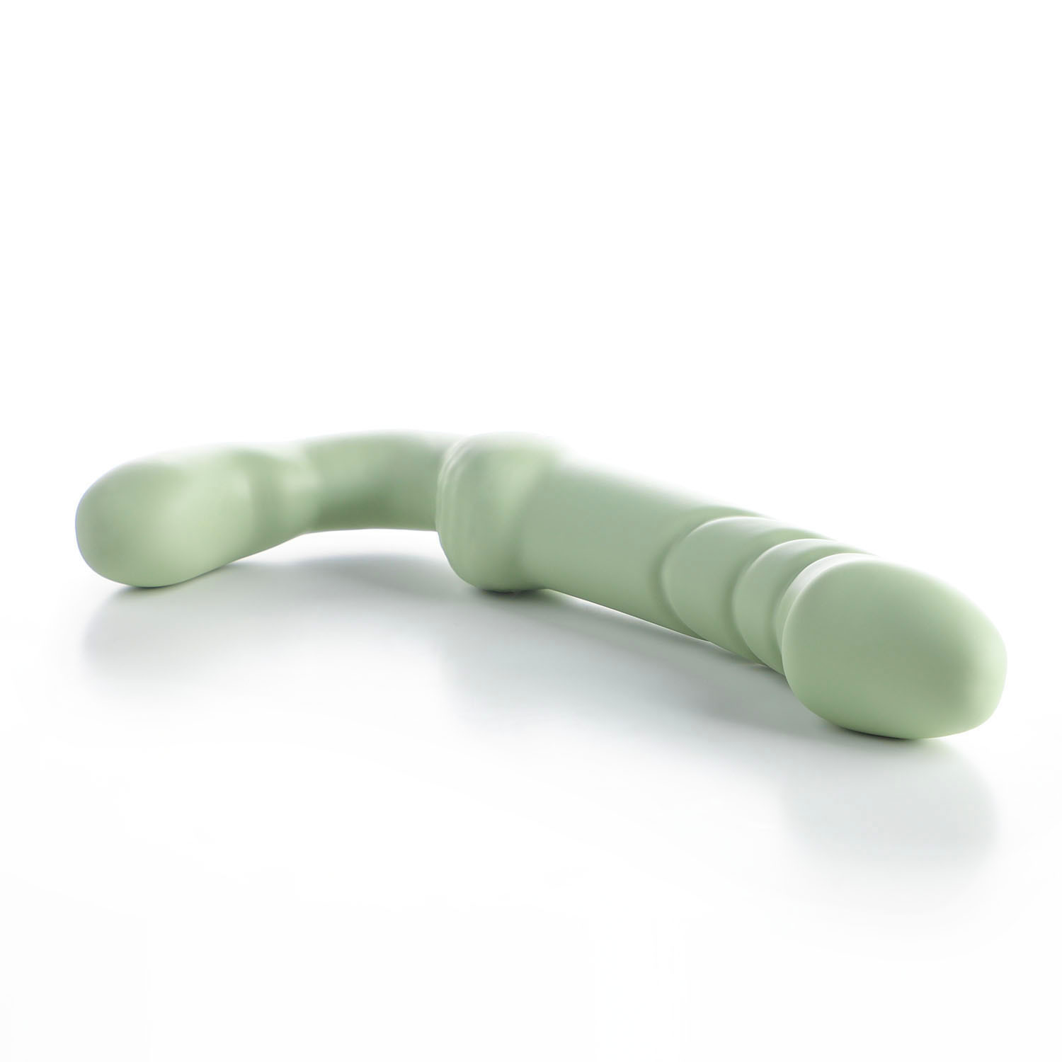DEVOTION DOUBLE-ENDED STRAP-ON DILDO IN GREEN