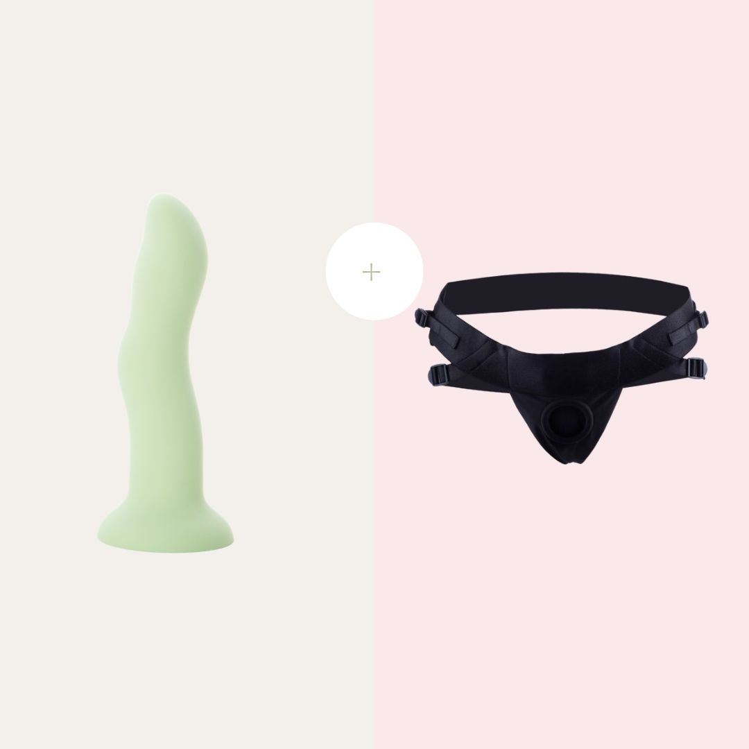 Dual Density Dildo And Harness Strap On Starter Kit​