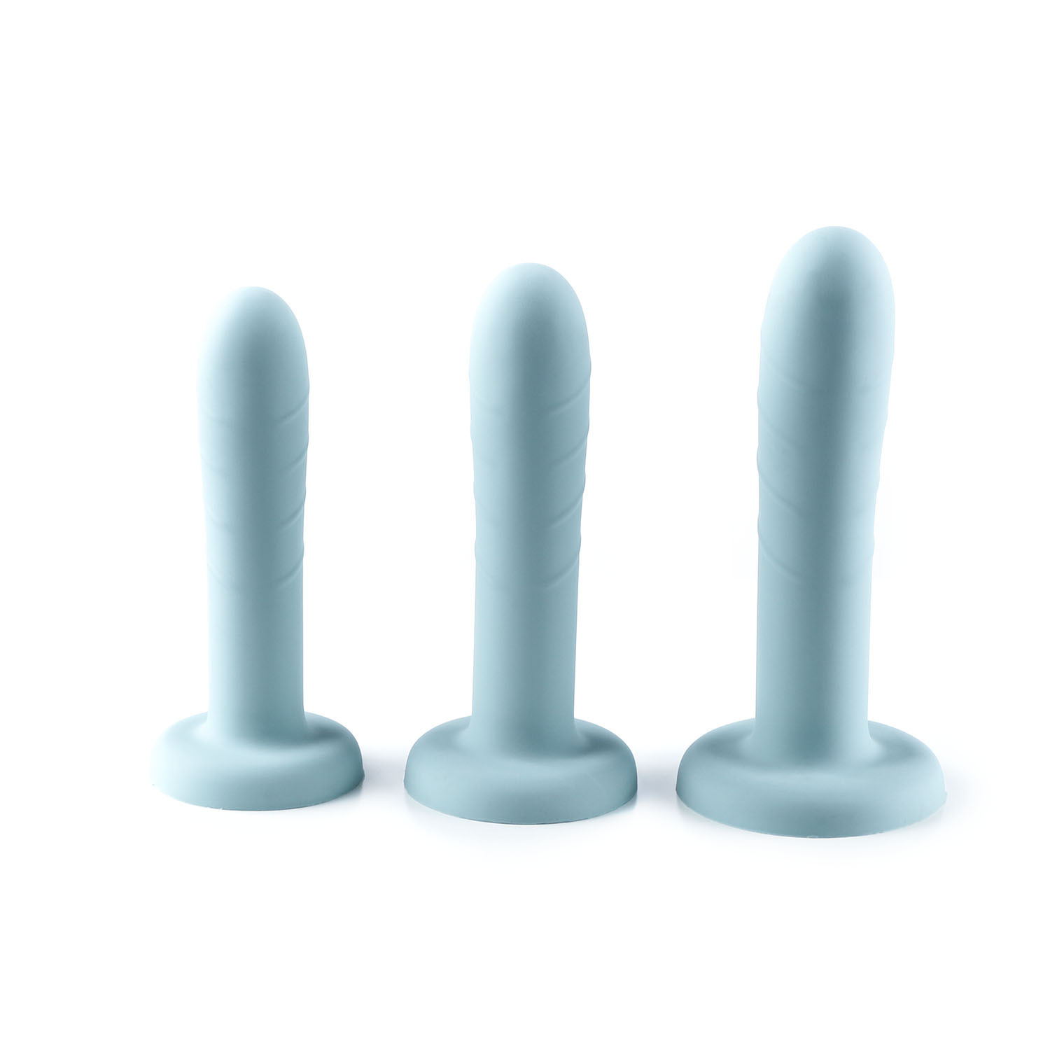 G-SPOT SILICONE SUCTION CUP SENSE DILDO  IN BLUE