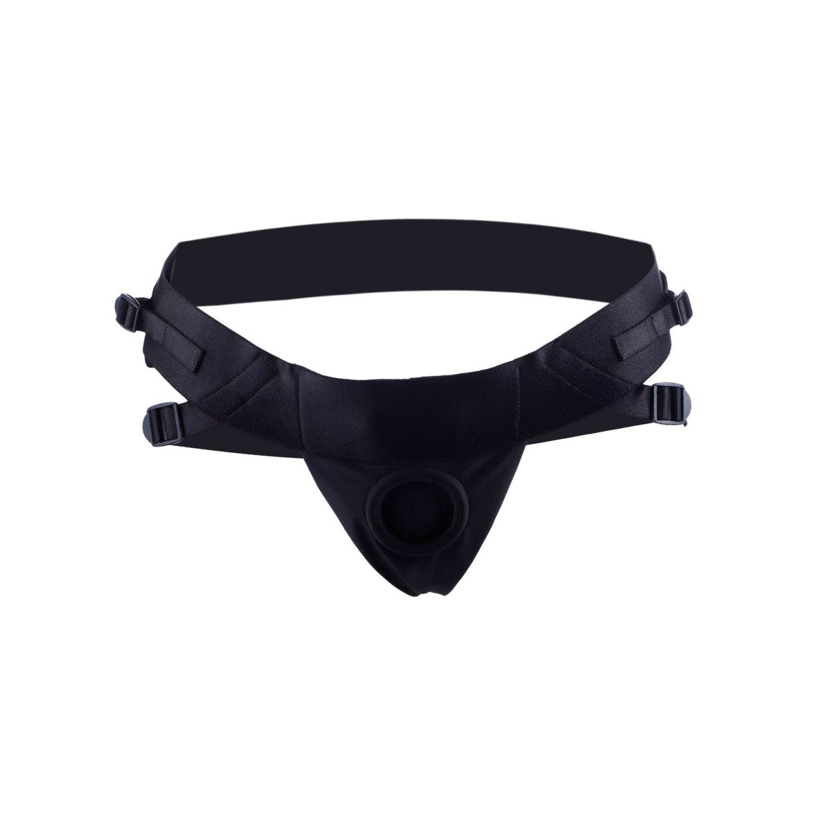 Jock Harness Adjustable Strap On Black - Nylon