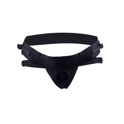Jock Harness Adjustable Strap On Black - Nylon