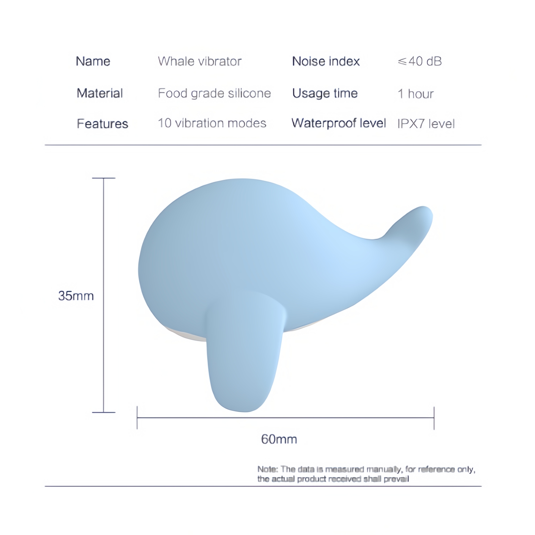 LITTLE WHALE FUNCTION FINGER VIBRATOR