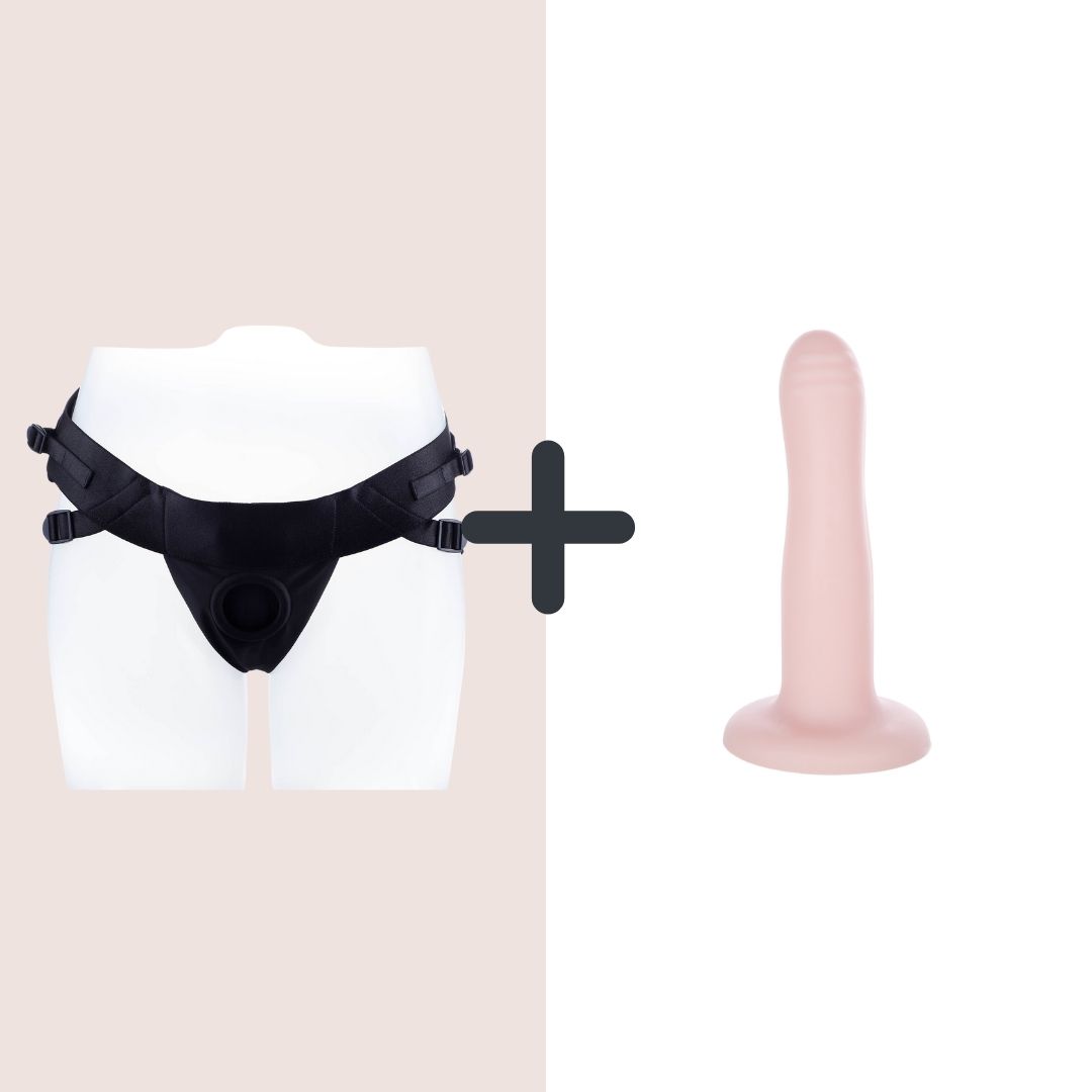 Crassie Kit | Spareparts Harness + Pink Dildo Desire