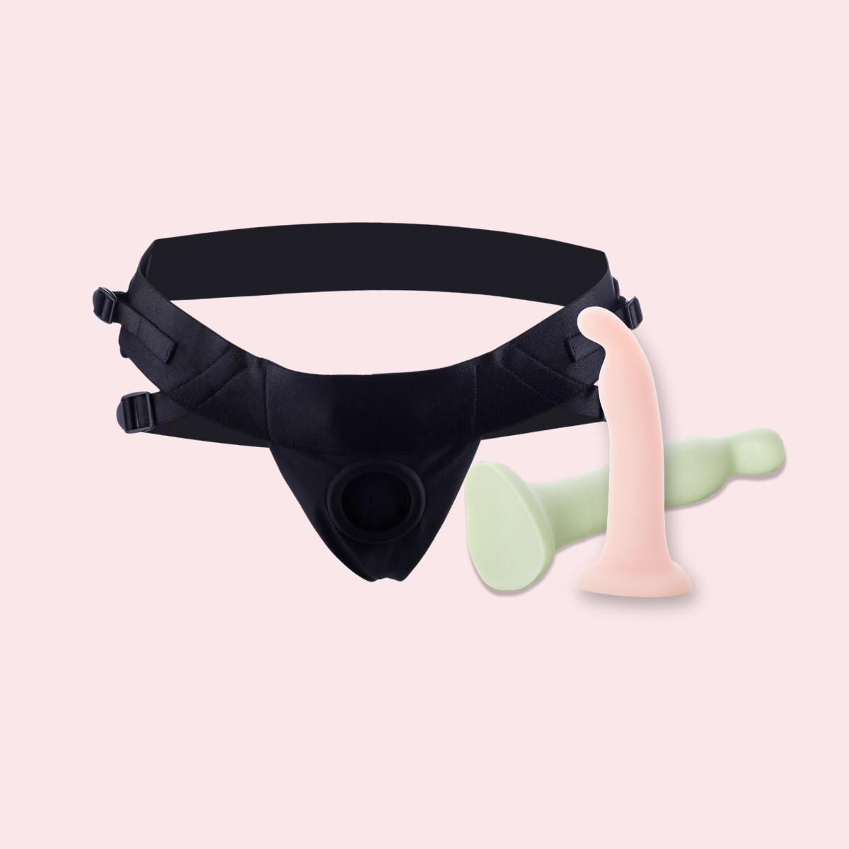 Jock Harness + Bendable Dildo Strap On On