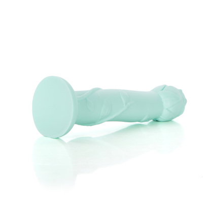 Flexible Dildo​ Dual Density Strap On Rose Cyan
