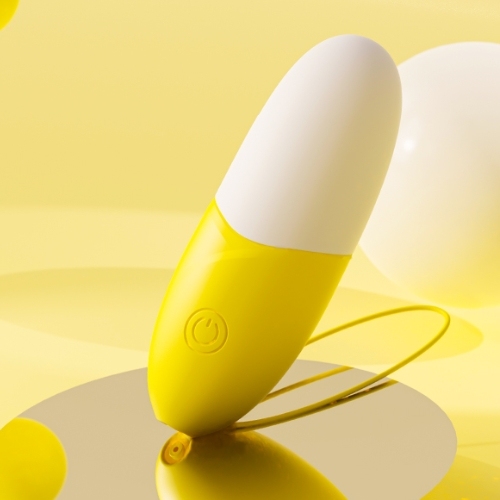 MINI BANANA RECHARGEABLE REMOTE CONTROL VIBRATOR EGG