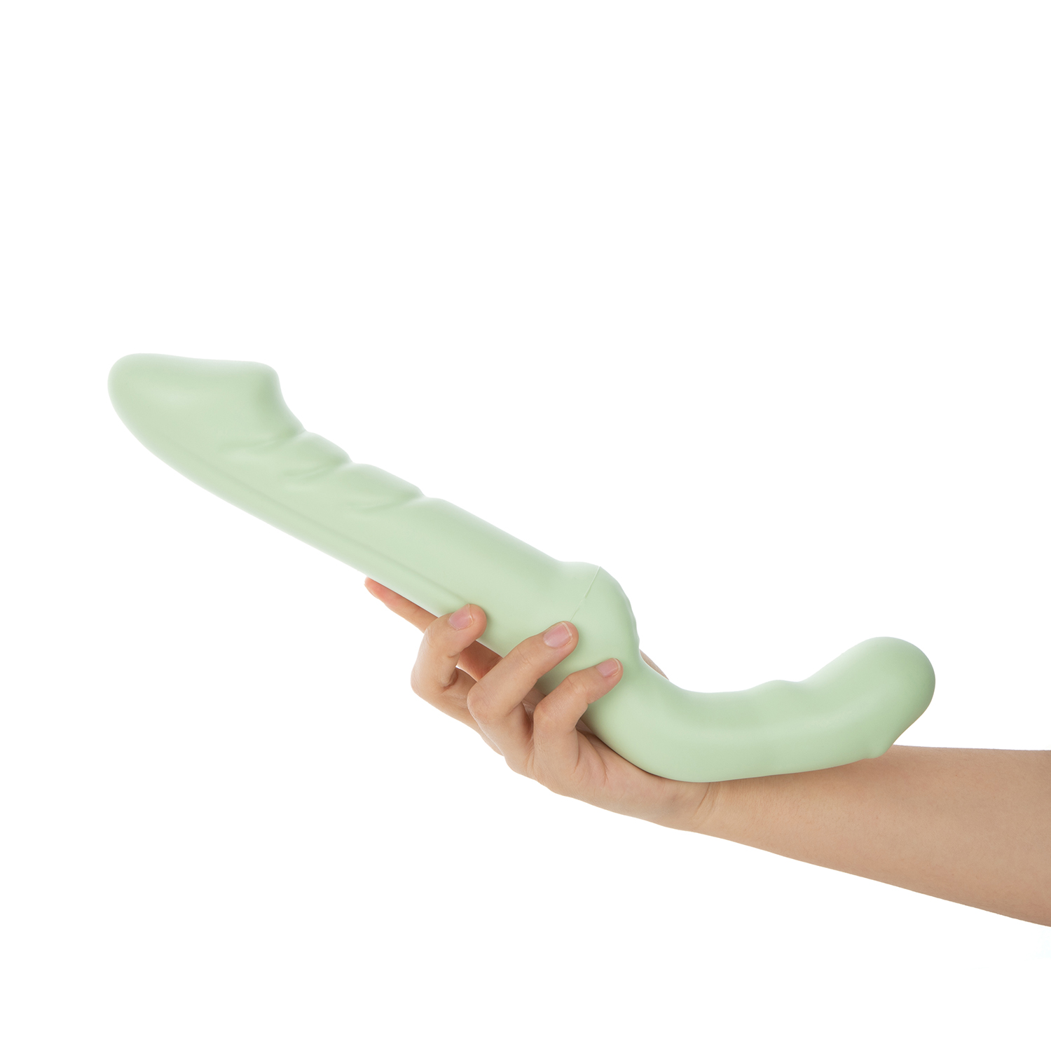 Double Sided Strap On​ Green Dildo​ Devotion