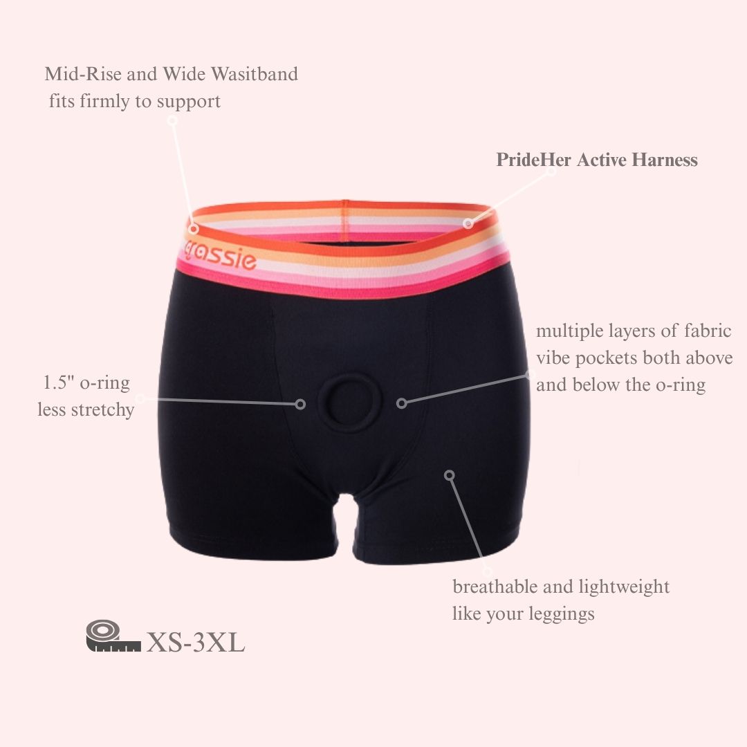PrideHer Boxer Strap On Harness