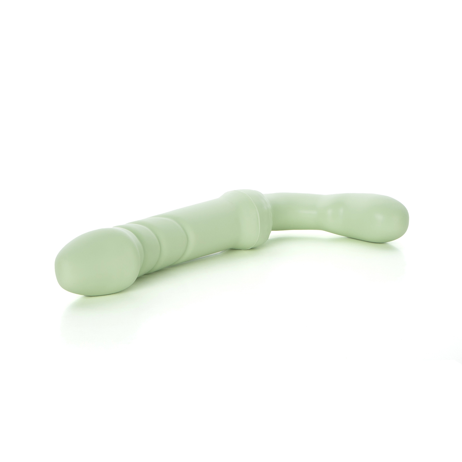 DEVOTION DOUBLE-ENDED STRAP-ON DILDO IN GREEN