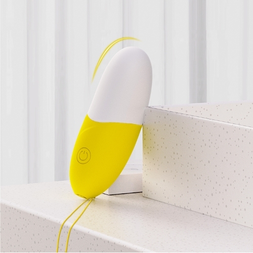 MINI BANANA RECHARGEABLE REMOTE CONTROL VIBRATOR EGG