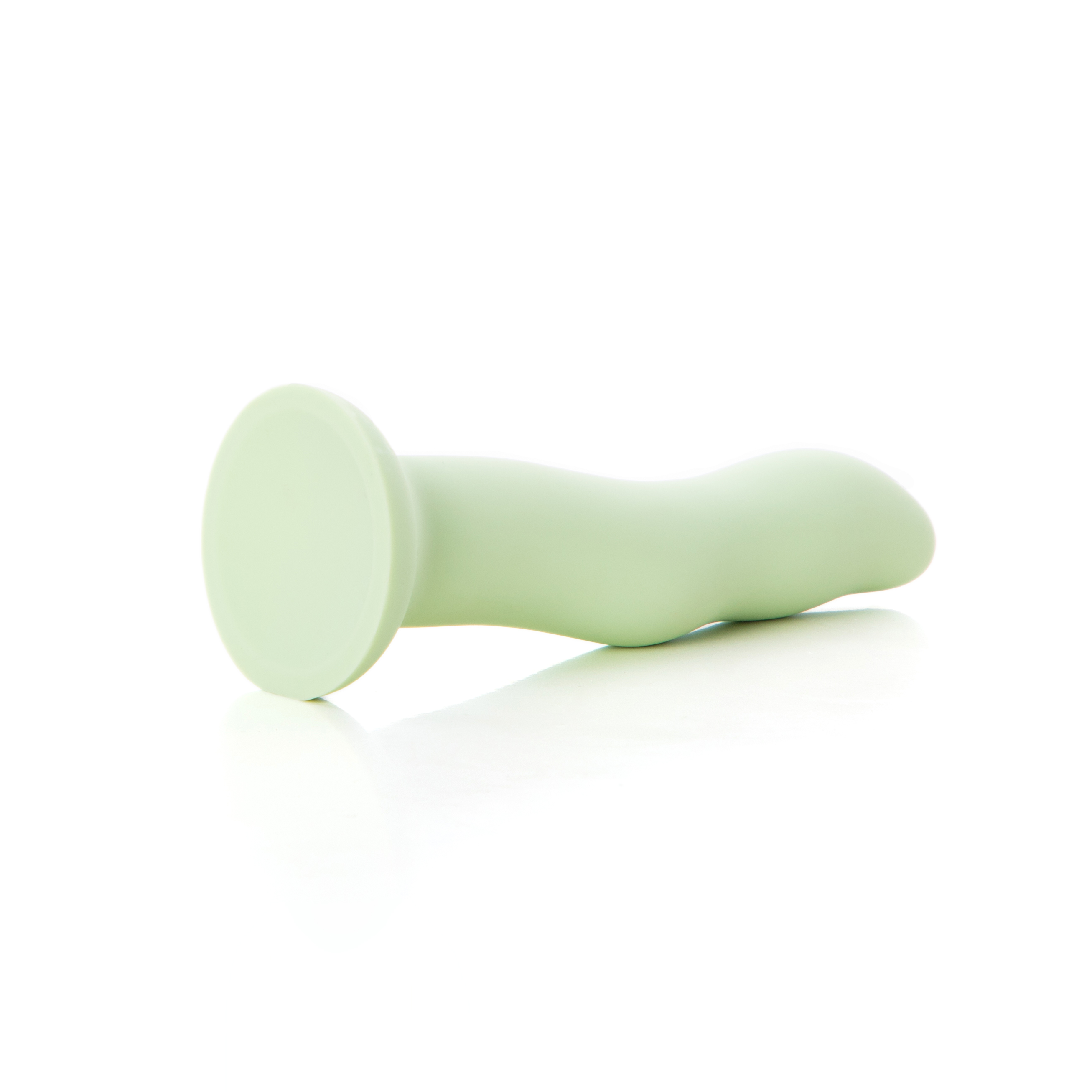 Soft Silicone Dildos​ Dual Density Strap On Velvet Touch Green