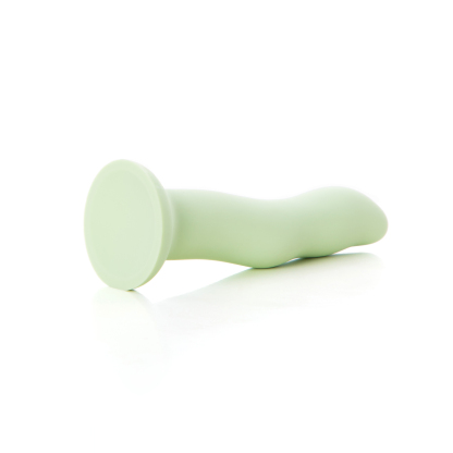 Soft Silicone Dildos​ Dual Density Strap On Velvet Touch Green
