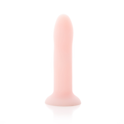 Dual Density Dildo Strap On Velvet Touch Pink
