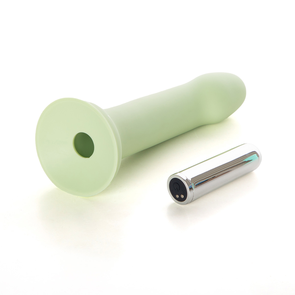 Viva Vibrating Strap Ons​ Green Dildo
