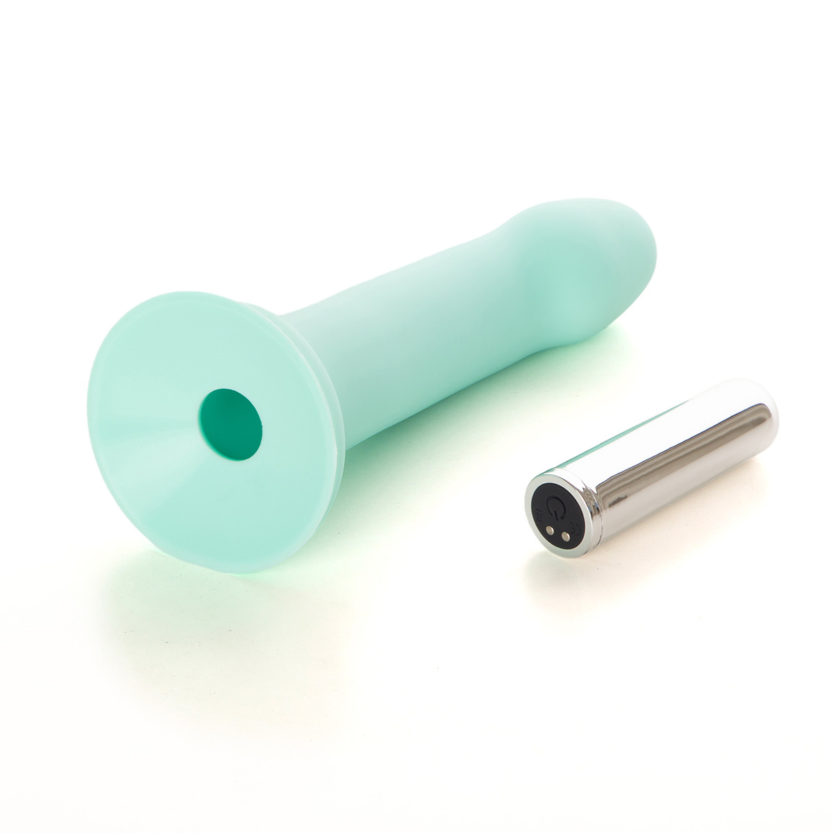 Viva Mint Soft Silicone Dildo Vibrator