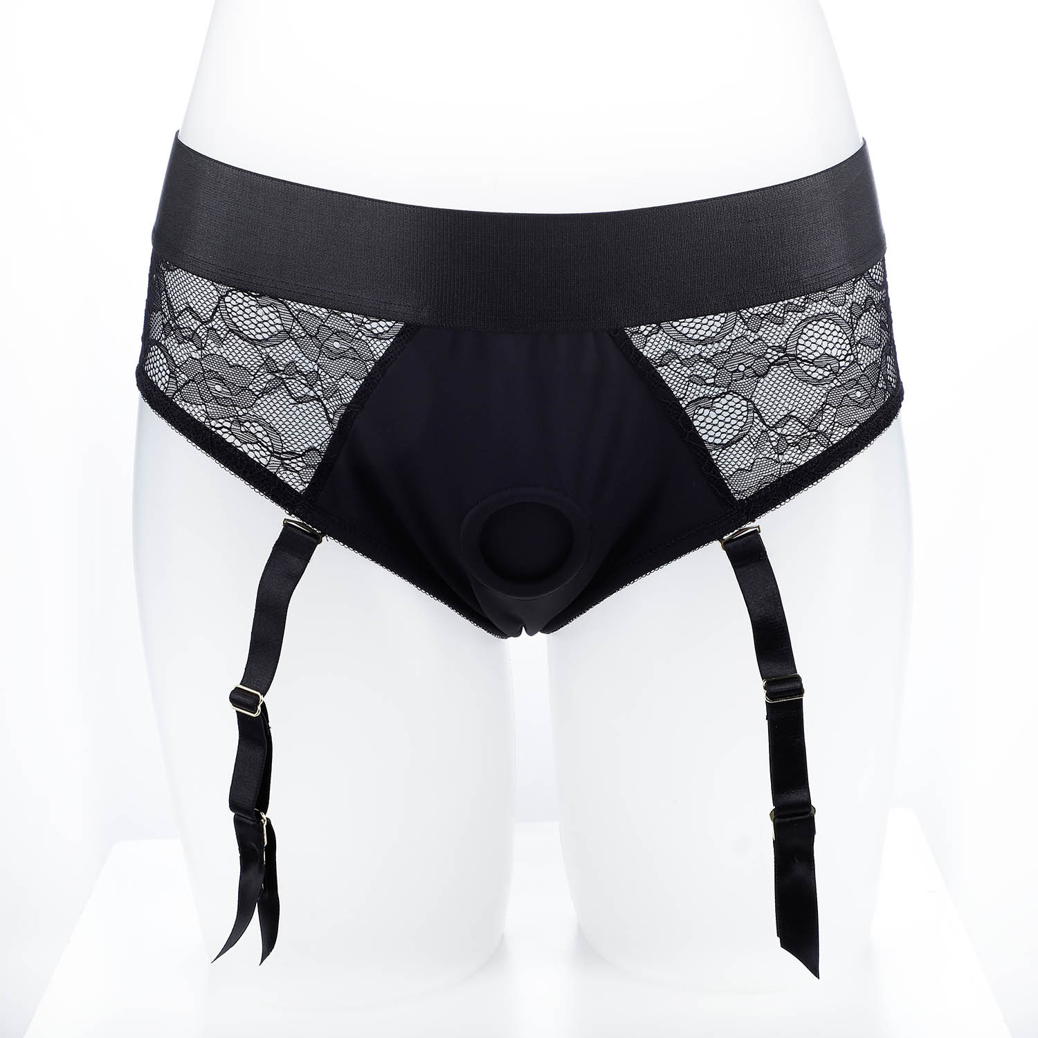 Crassie Kit Crotchless Strap On Brief Open Back +