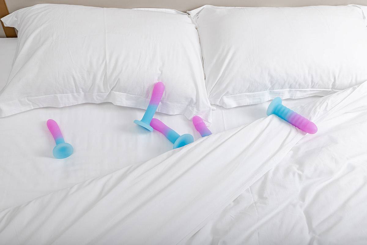 mix color dildo