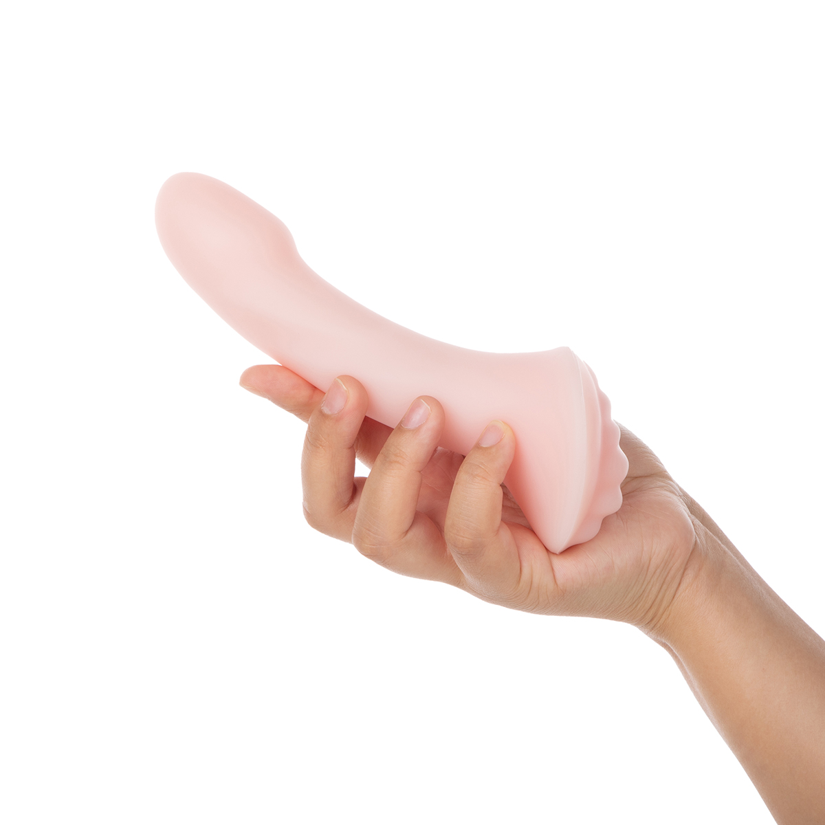 Flex Pink Dual Density Dildo With Grinding Base