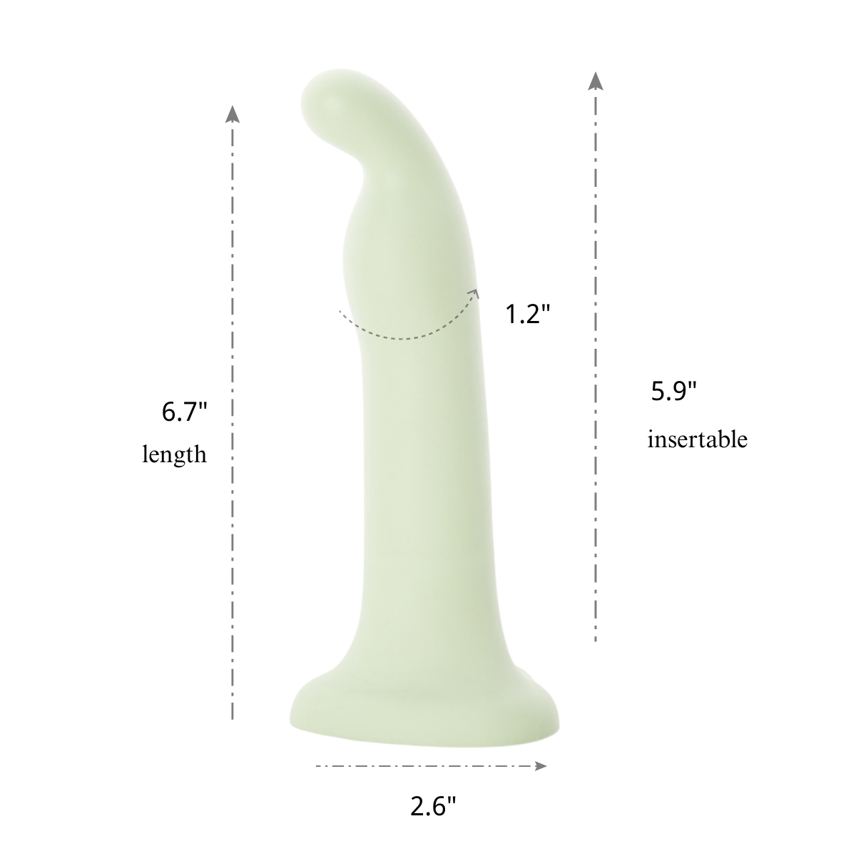 Bendable Rabbit Dildo -Green
