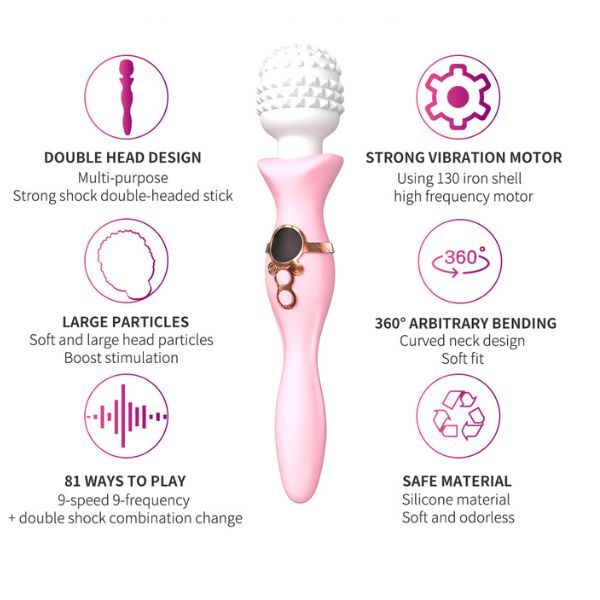 Deluxe Magic Wand Vibrator 