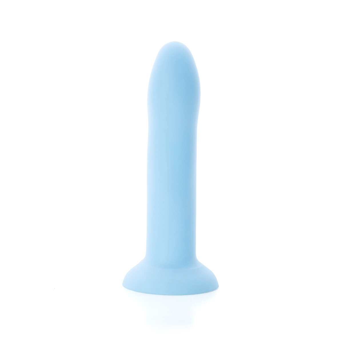 Velvet Touch Strap On Dual Density Blue Dildo