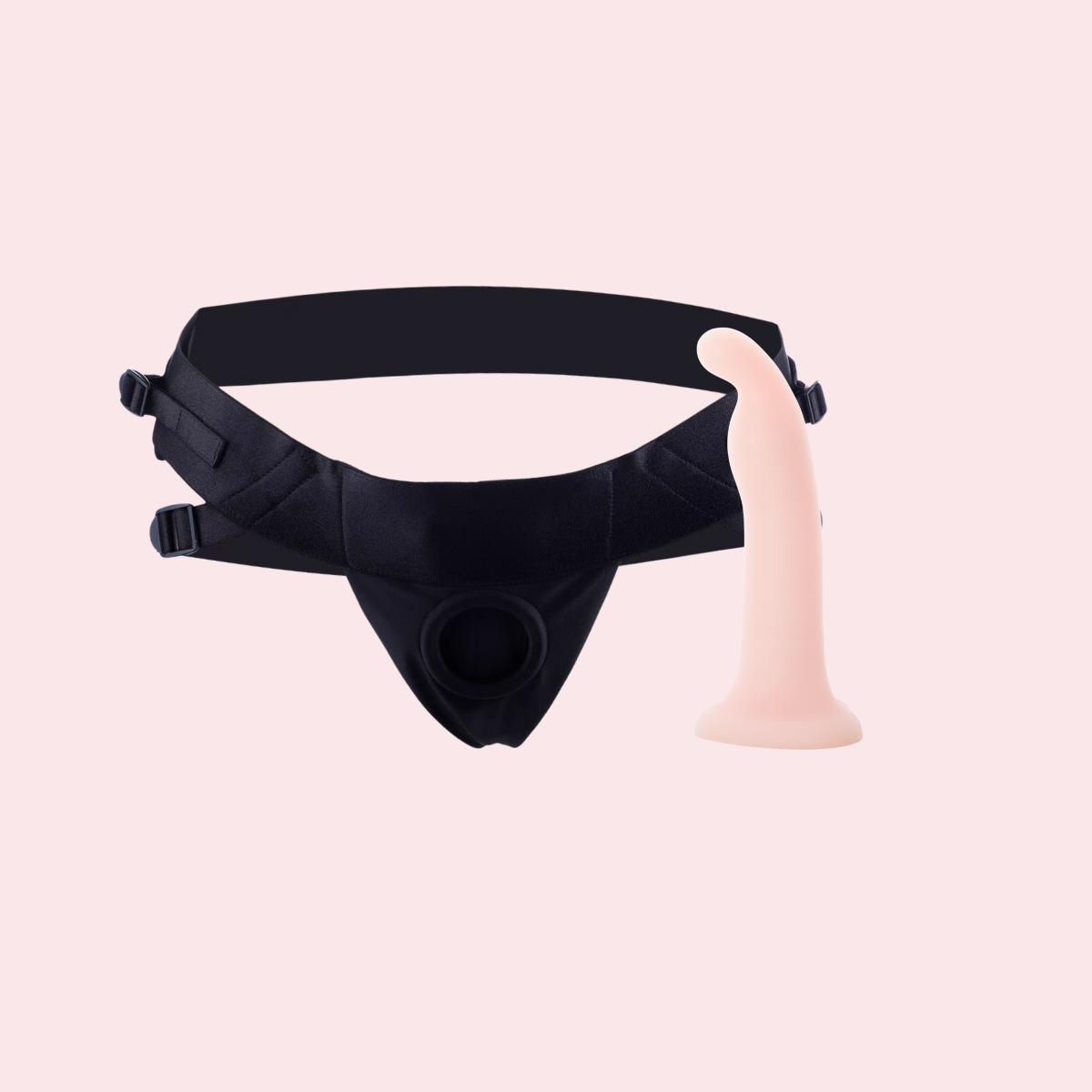 Jock Harness With Bendable Dildo