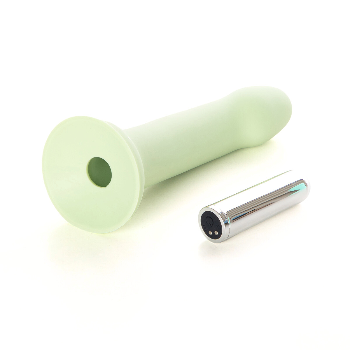 Viva Vibrating Strap Ons​ Green Dildo