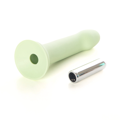 Viva Vibrating Strap Ons​ Green Dildo