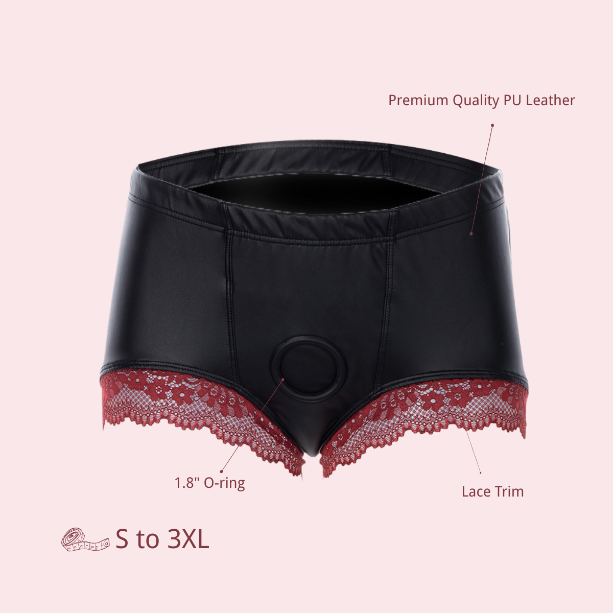 That Girl Faux Leather Dildo Harness