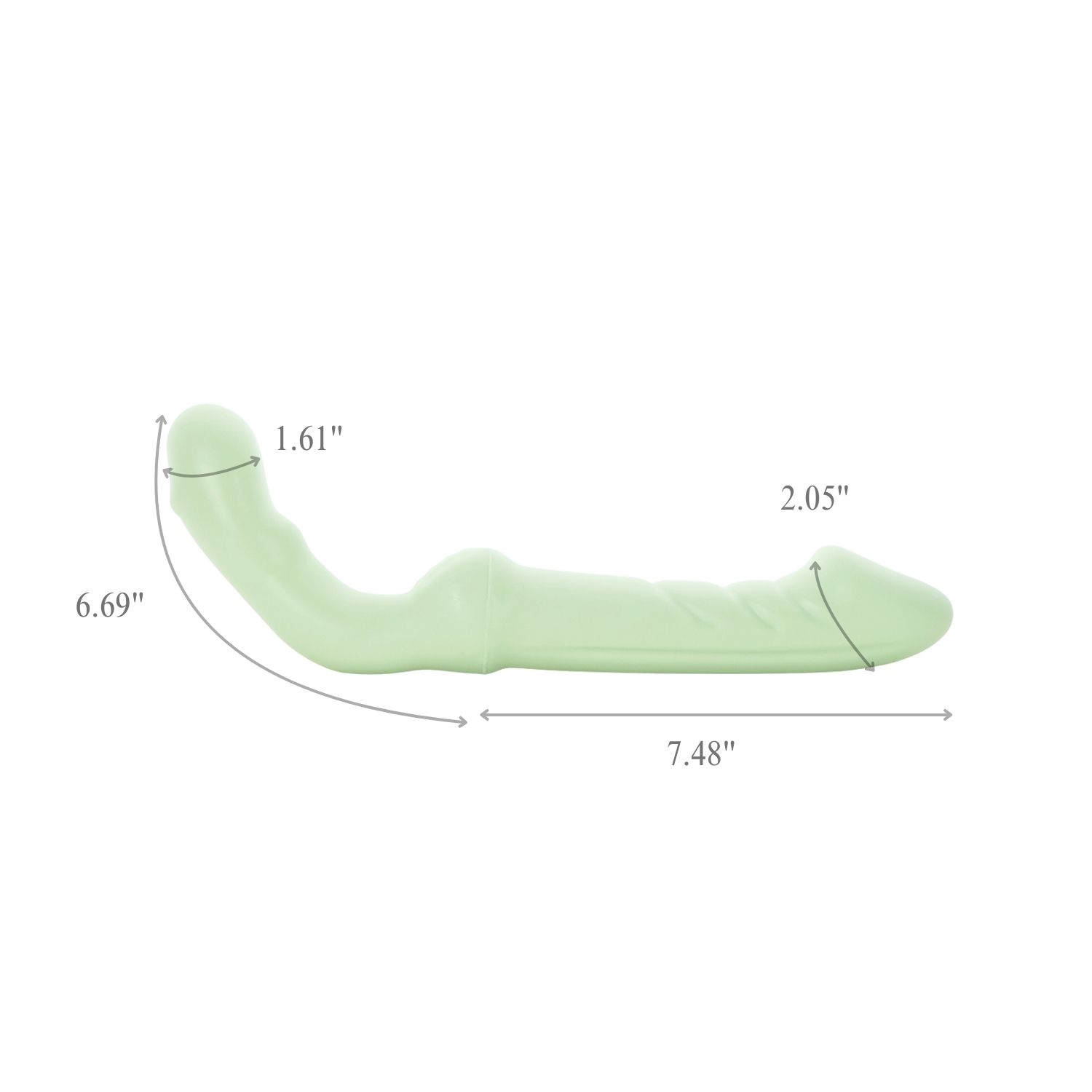 Double Sided Strap On​ Green Dildo​ Devotion