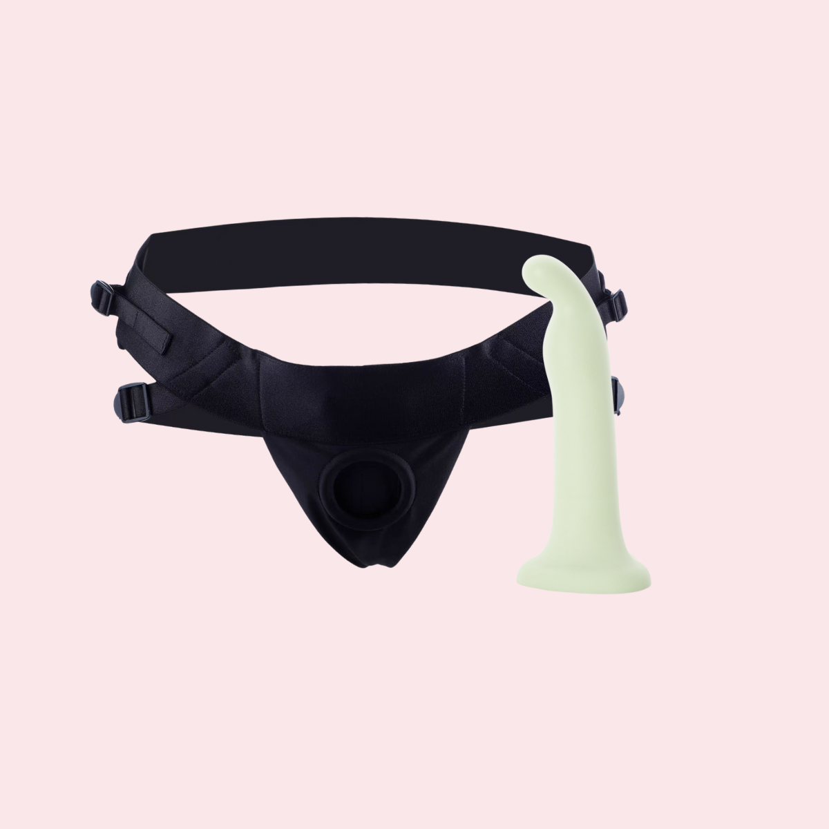 Jock Harness + Bendable Dildo Strap On On