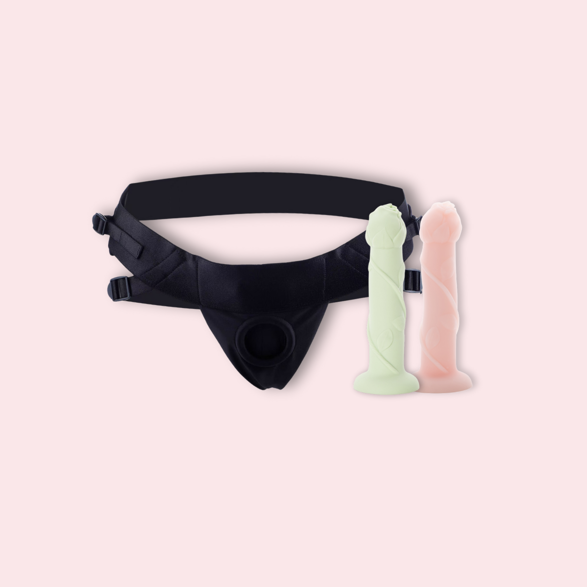 Strap Ons Bendable Dildo And Harness