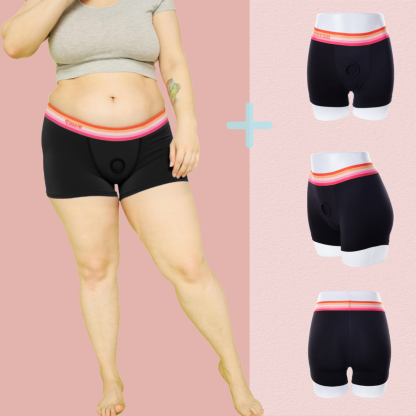 PrideHer Active Underwear Boxer Strap on Harness