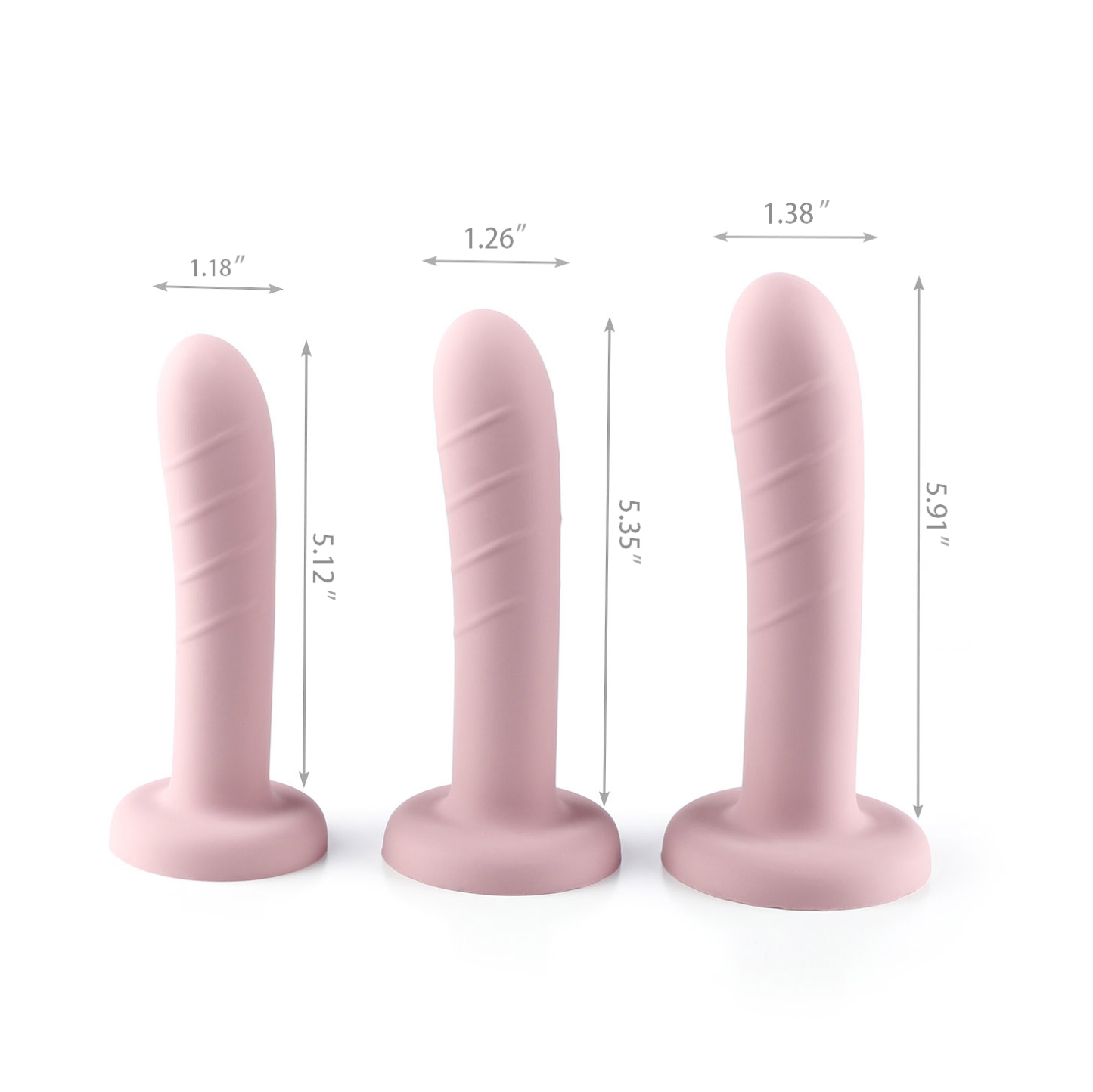  G-SPOT SILICONE SUCTION CUP SENSE DILDO  IN PINK
