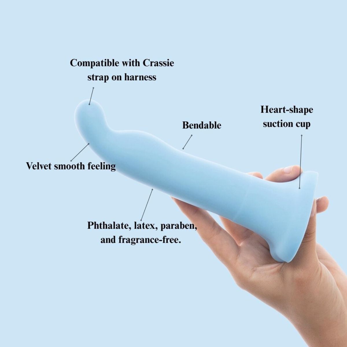 Bendable Dildo Rabbit Flex