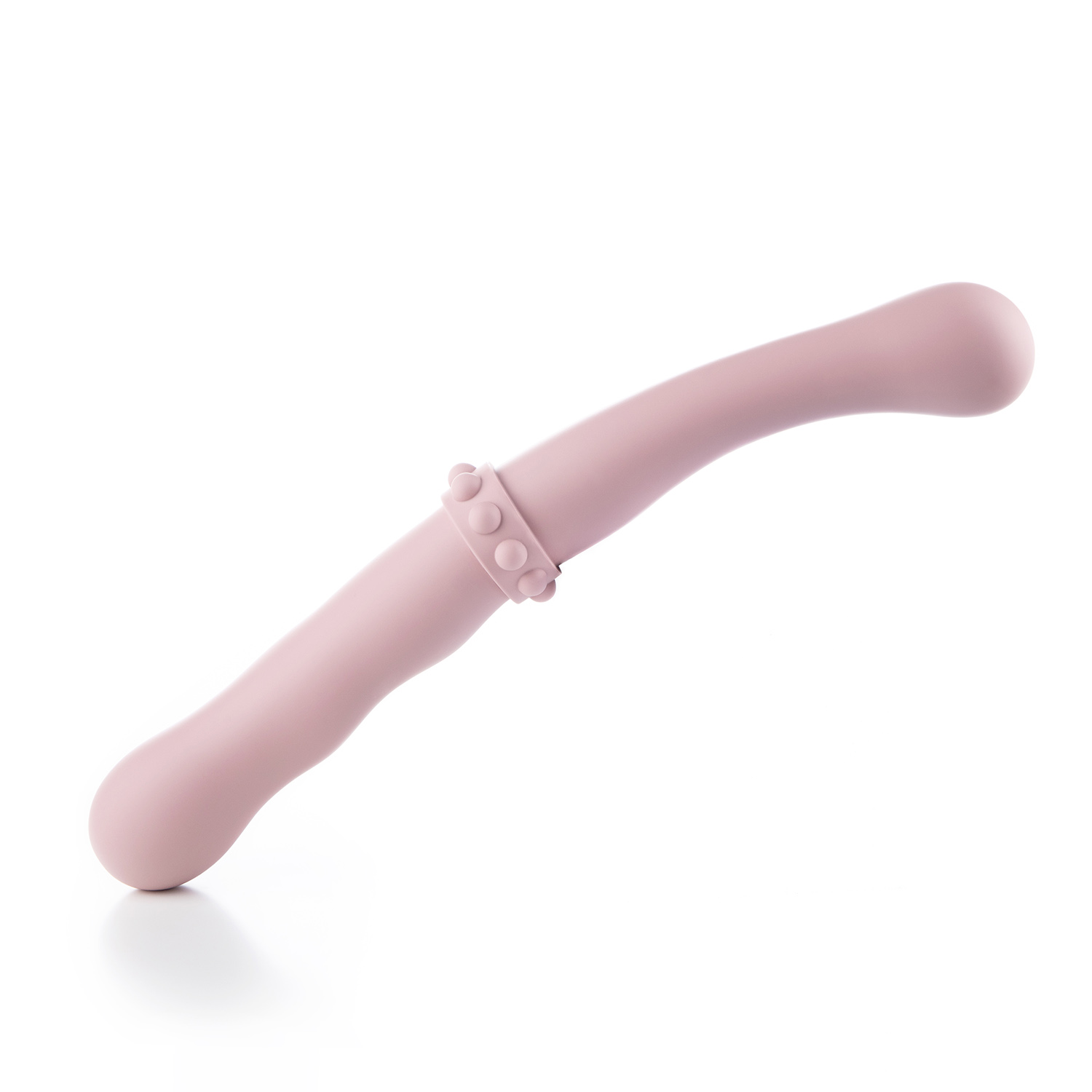 CLASSIC SMOOTH DOUBLE ENDED DILDO INTIMACY IN PINK
