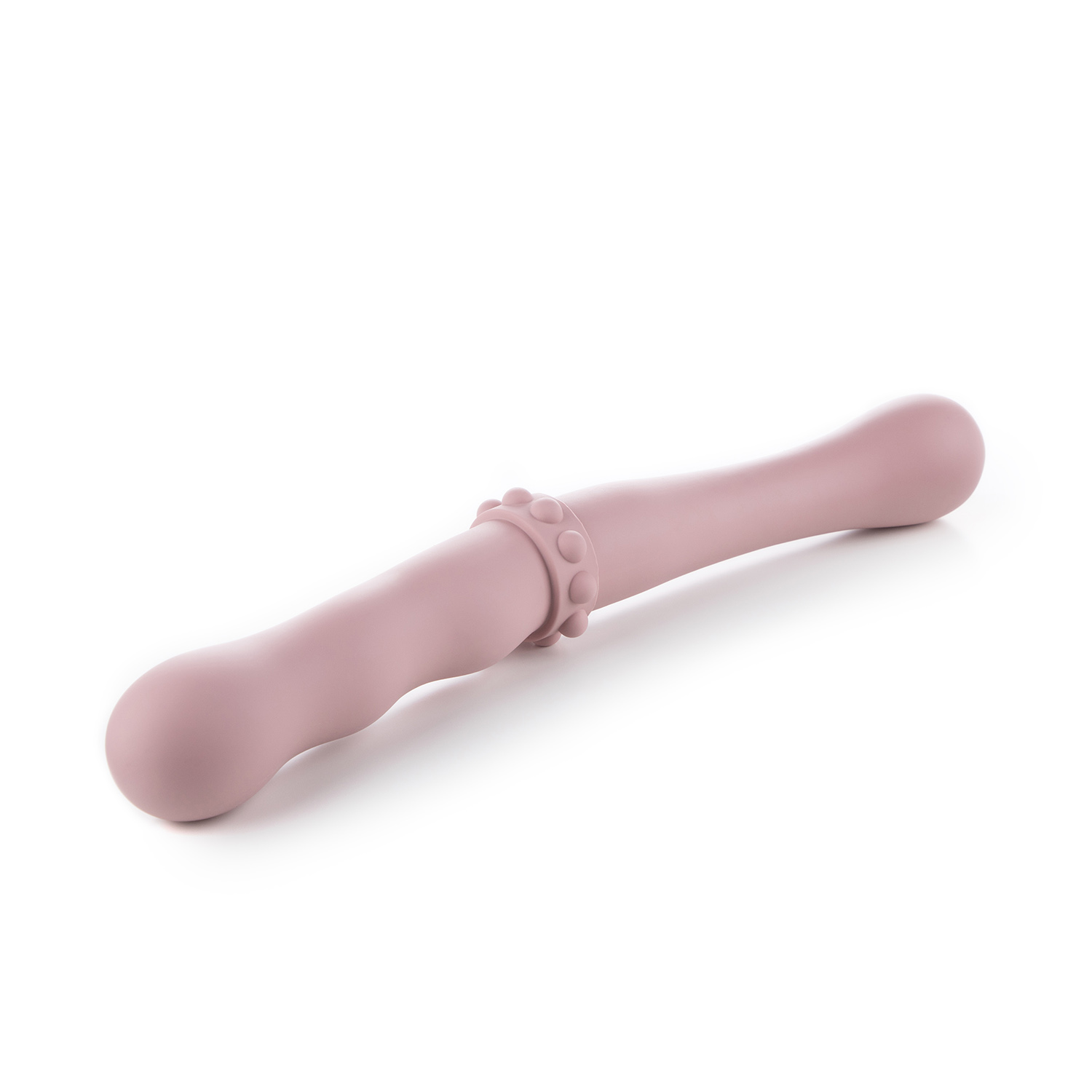 CLASSIC SMOOTH DOUBLE ENDED DILDO INTIMACY IN PINK