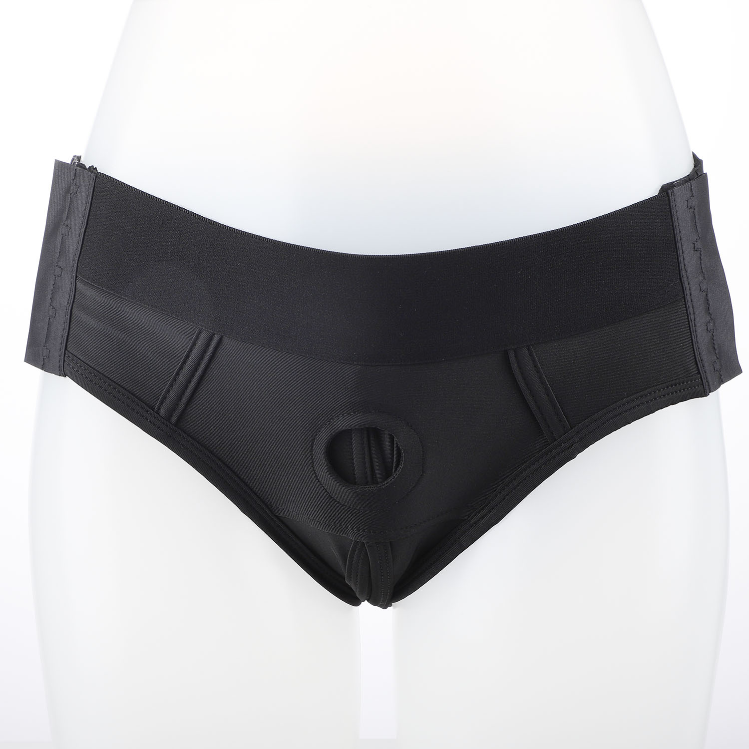 BRIEF HARNESS BLACK WITH BUCKLE