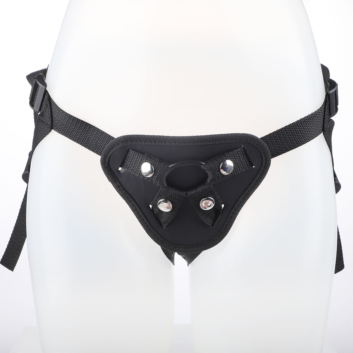 Strap on Dildo Luna+Black Adjustable Harness With O'ring